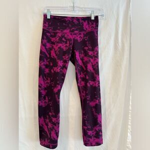 Lululemon Tie-Dye Cropped Leggings